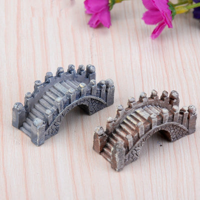 Micro Landscape Ornaments Resin Bridge Craft Ornaments null