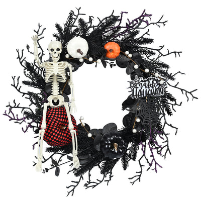 Halloween Wreath Decorations Pendant Door Decoration null