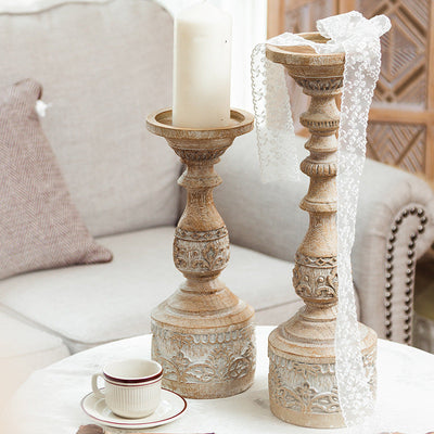 Candlestick Ornaments Decorative Resin Crafts Ornaments null