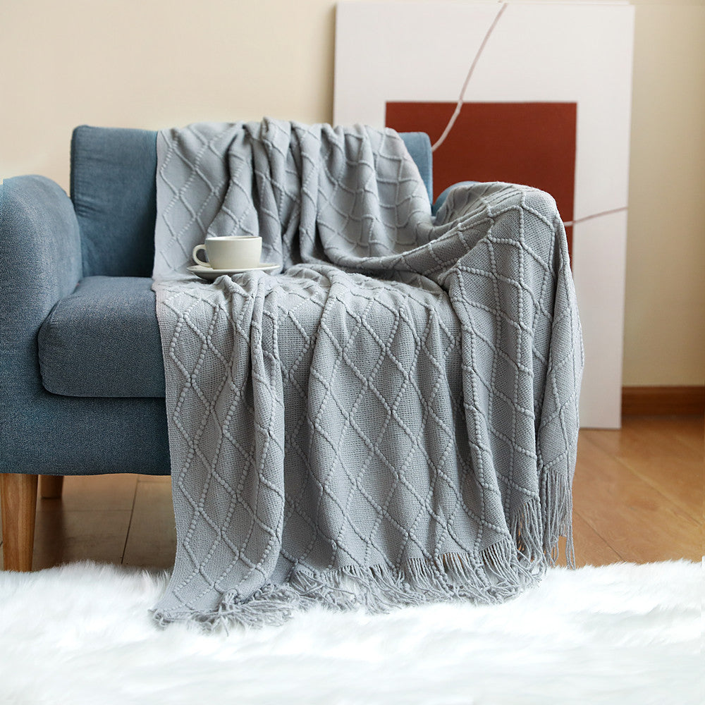 Sofa Blanket Cover Blanket Nordic Office Blanket null