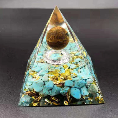 Resin Ornaments Pyramid Ornaments Home null