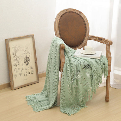 Nordic Sofa Blanket Cover Blanket Knitted Blanket Homestay Hotel Throw Blanket null
