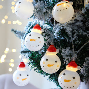 Snowman string lights Christmas lights decoration lights null