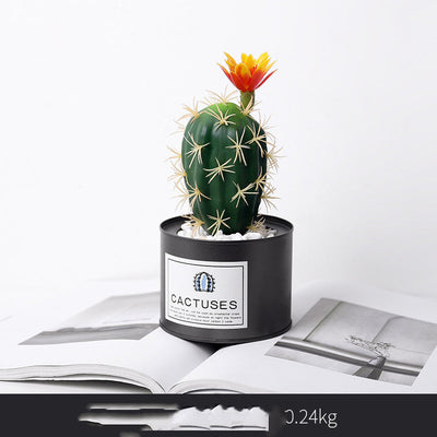 Artificial Green Plant Ornaments Potted Ornaments Green Plants Fake Flower Ornaments null