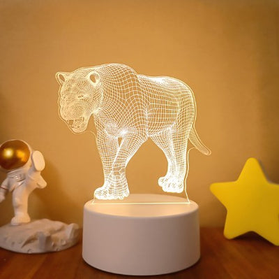 3D Lights Colorful Touch Remote Control LED Visual Lights null
