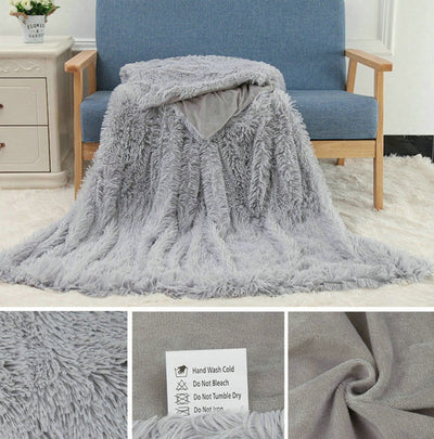 Plush Blanket Double-layer Blanket Multifunctional null