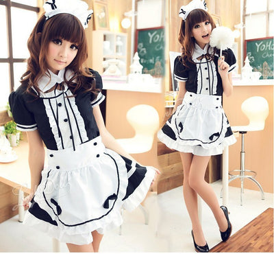 Maid anime costume halloween costume null