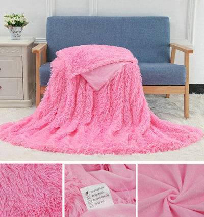Plush Blanket Double-layer Blanket Multifunctional null