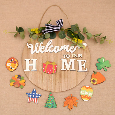 Fashion Halloween Door Hanging Wreath null