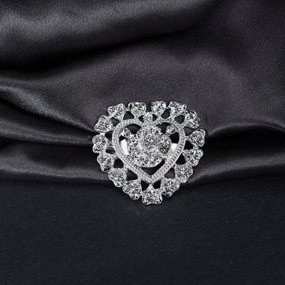 Wedding Hollow Corset Brooch Bridal Wreath null