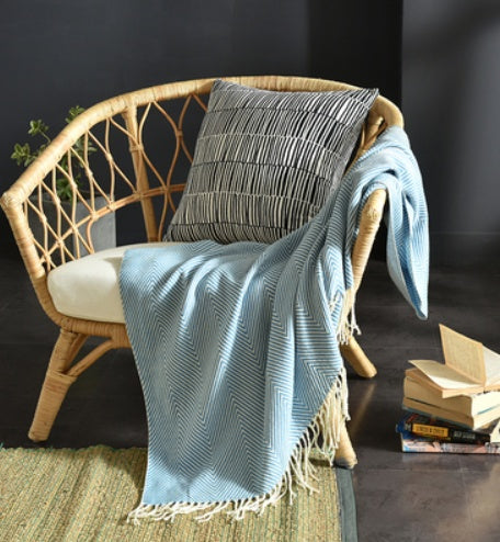 Fringed Knitted Small Blanket Napping Blanket Sofa Blanket null