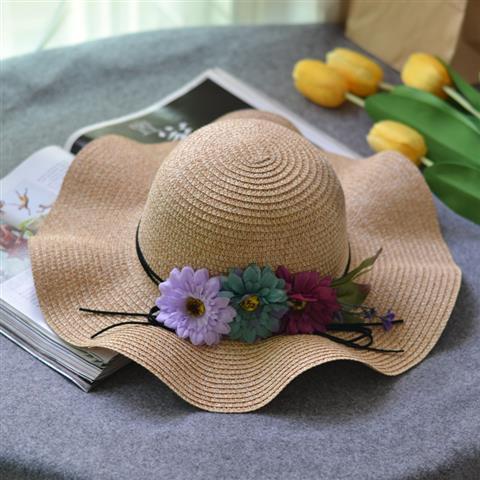 Summer wreath parent-child hat null