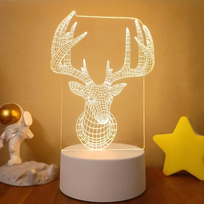 3D Lights Colorful Touch Remote Control LED Visual Lights null