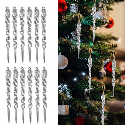 12 Creative Icicle Christmas Ornaments Hanging Ornaments null
