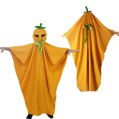 Children's Halloween Costume Pumpkin Cloak null