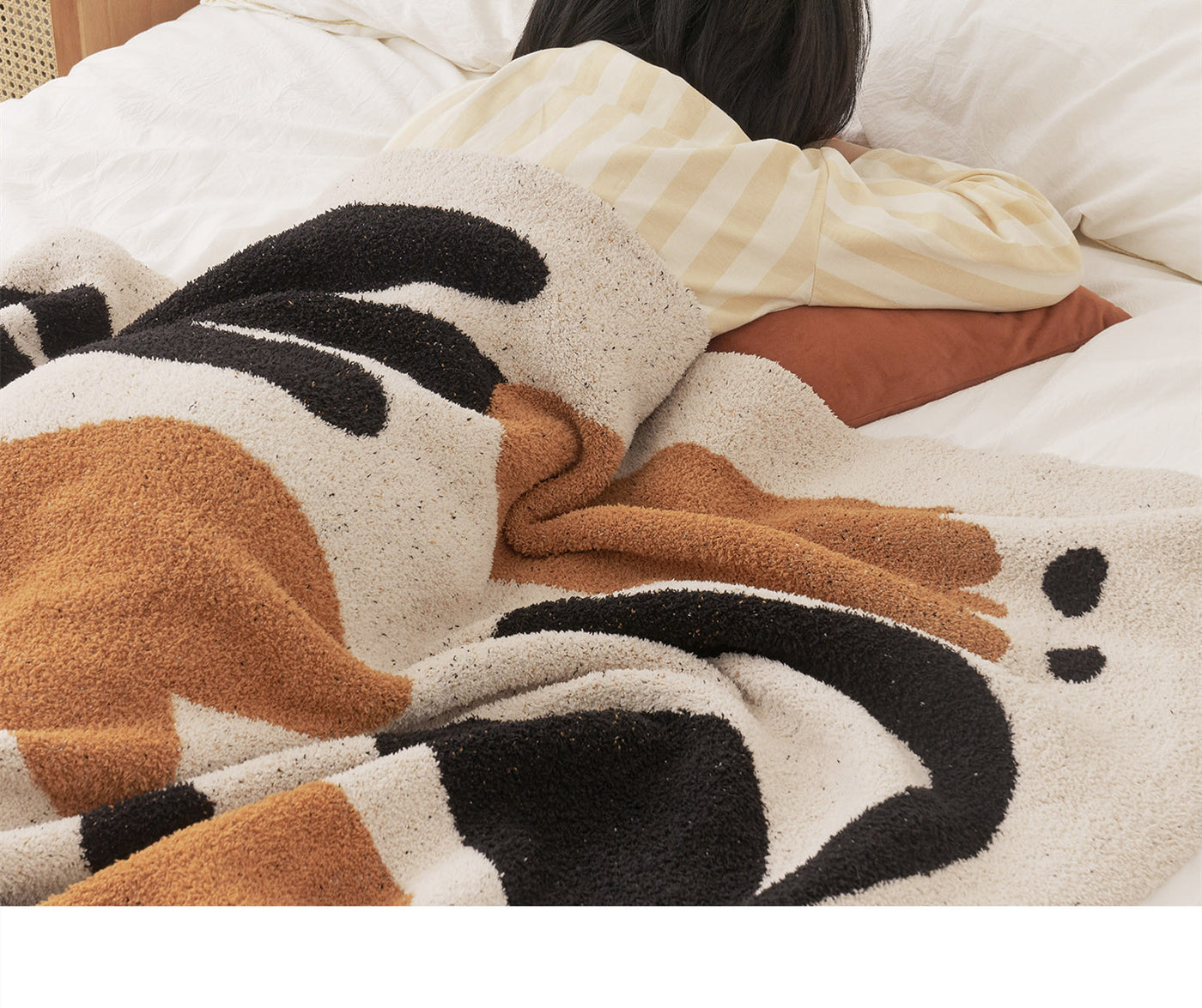 Tulip Blanket Class A Blanket Leisure Blanket Sofa null