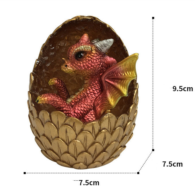 Illuminated Dragon Egg Ornaments Imitation Crystal Ornaments null