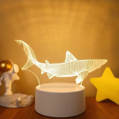 3D Lights Colorful Touch Remote Control LED Visual Lights null