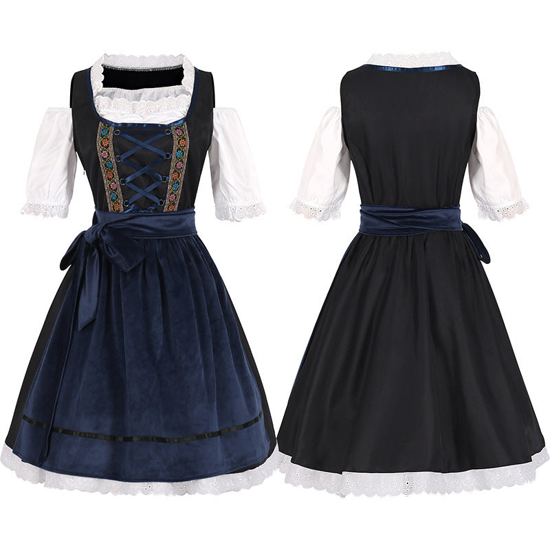 German Halloween Costume Maid Costume null