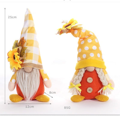 Ornaments Harvest Festival Lovers Faceless Doll Ornaments null