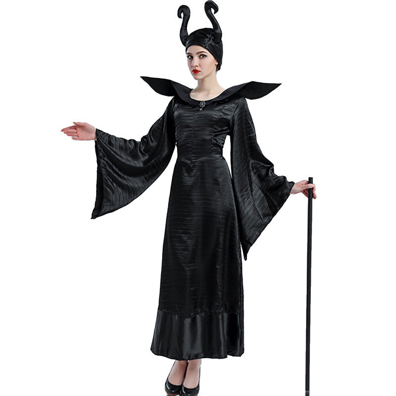 Witch Costume Dark Halloween Costume null