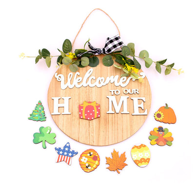 Fashion Halloween Door Hanging Wreath null