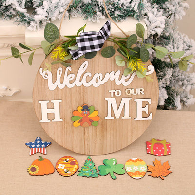 Fashion Halloween Door Hanging Wreath null