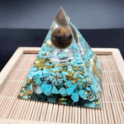 Resin Ornaments Pyramid Ornaments Home null