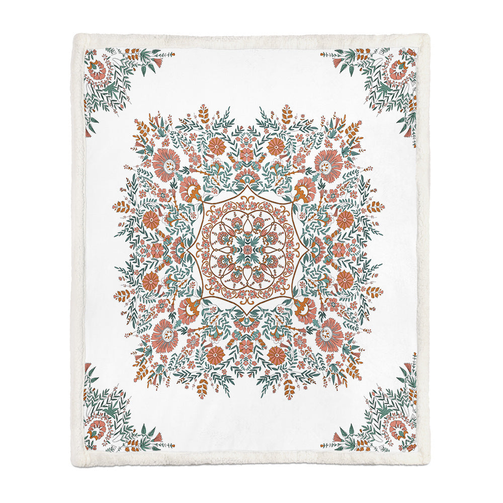 Flannel Blanket Air Conditioning Blanket Napping Blanket null