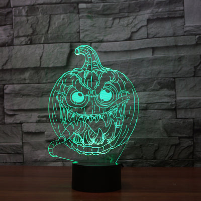 3D lights LED colorful pumpkin lights null