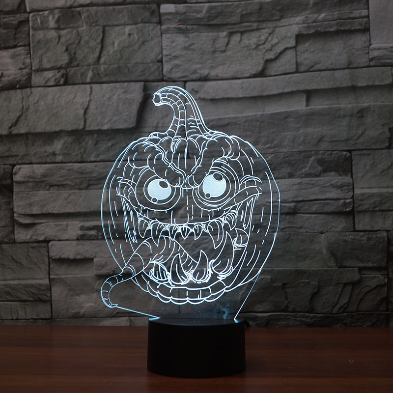 3D lights LED colorful pumpkin lights null
