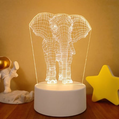 3D Lights Colorful Touch Remote Control LED Visual Lights null