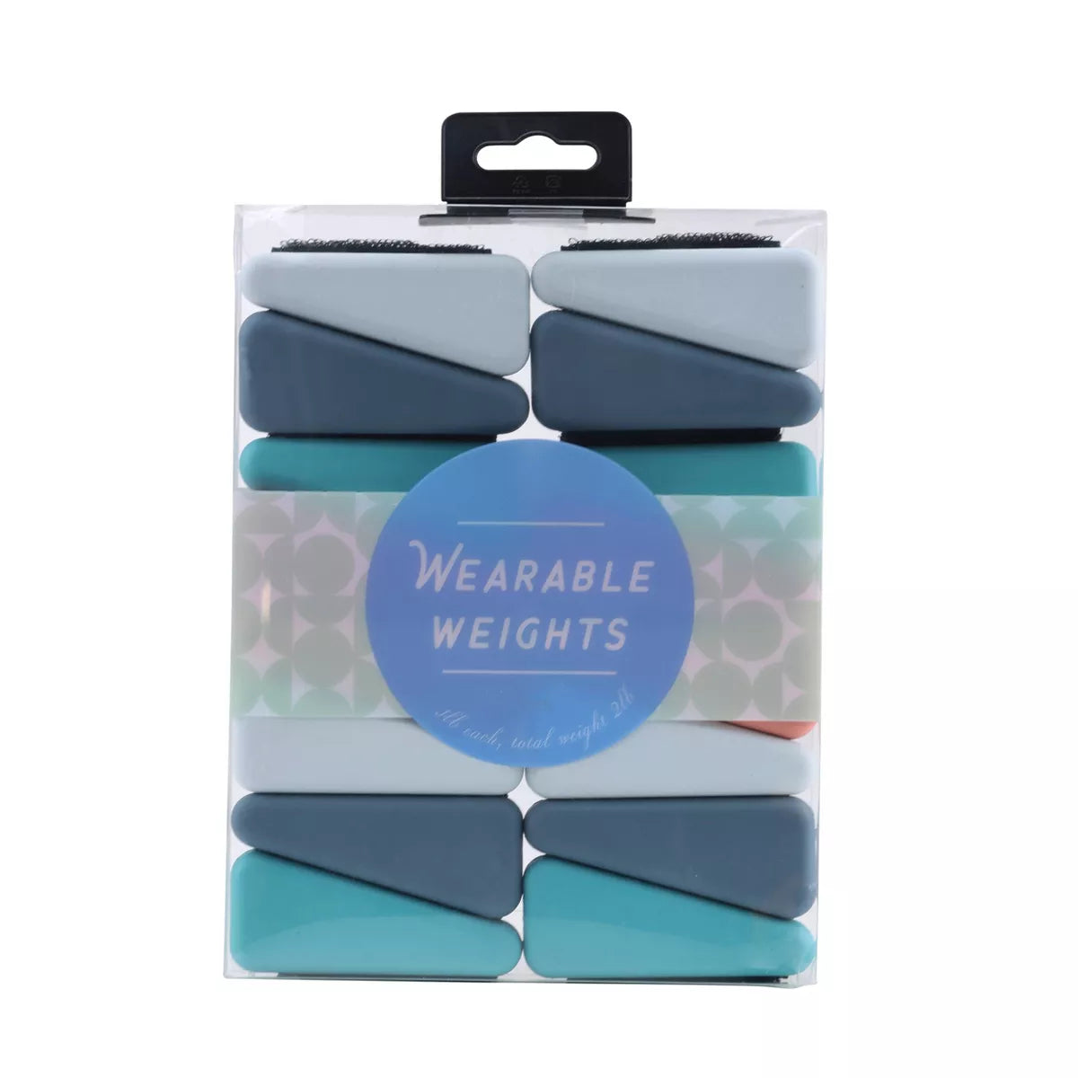2Pk Adjustable Weights: Vivitar Ankle & Leg Weights, 2 Lbs Pair, Iron, Blue