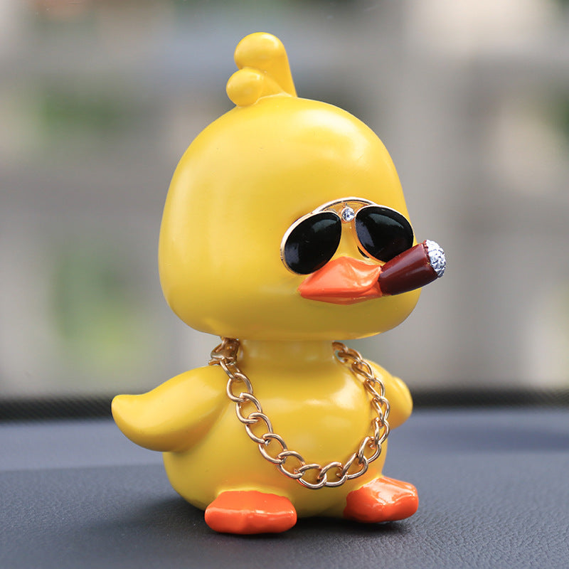 Little Yellow Duck Car Interior Ornaments Ornaments null