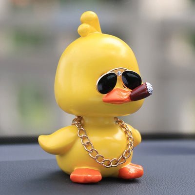 Little Yellow Duck Car Interior Ornaments Ornaments null