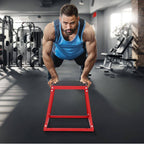 Plyometric Jump Box, 18 In. Plyo Box, Steel Plyometric Platform and Jumping Agility Box, Anti-Slip Fitness Exercise Box