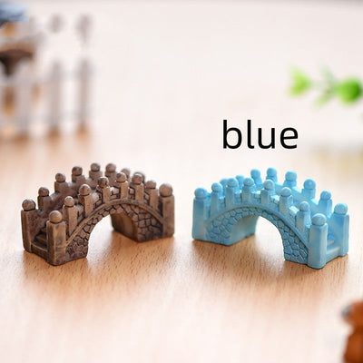 Micro Landscape Ornaments Resin Bridge Craft Ornaments null