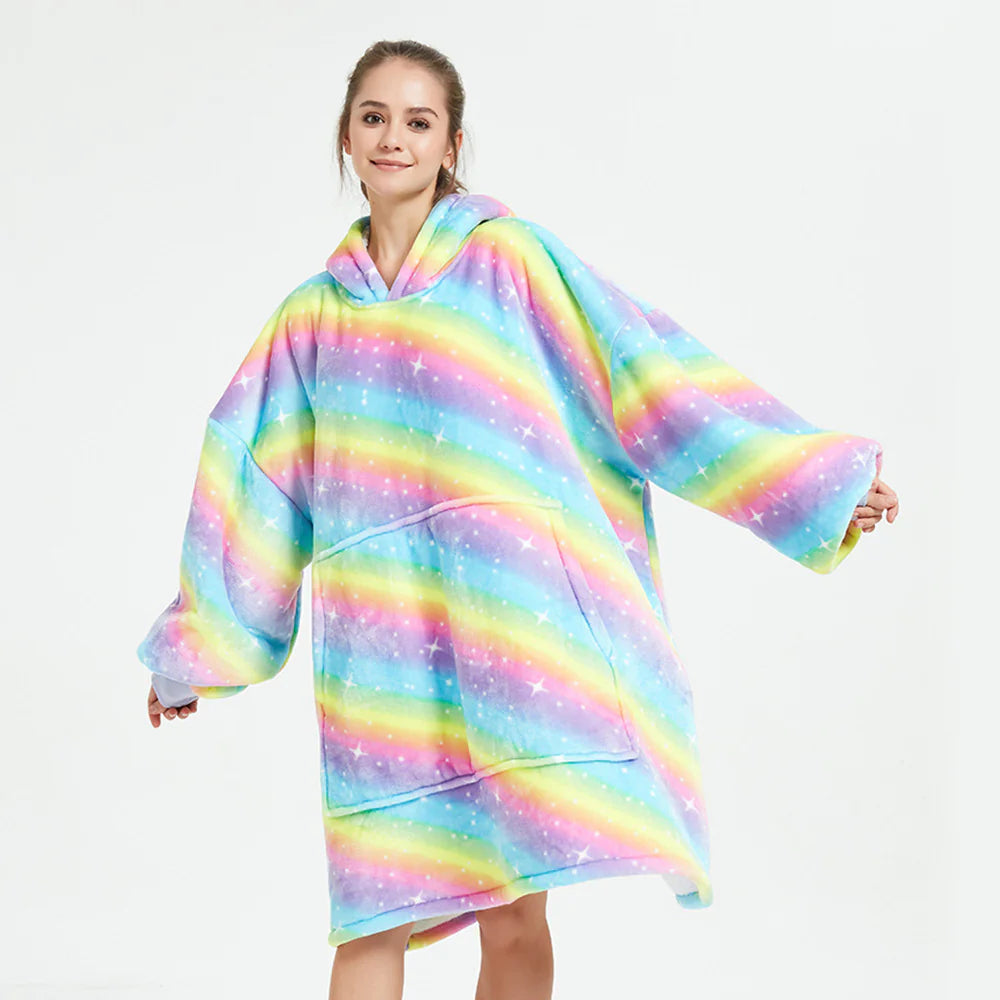 Cozy TV Blanket Night Gown Dig Deep Fitness