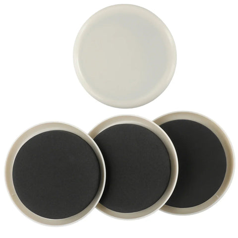 4PCS Furniture Sliders For Carpet Heavy Duty Furniture Slider Movers Gliders 3.5 Inch Anti-abrasion Floor Protector Mat Dig Deep Fitness
