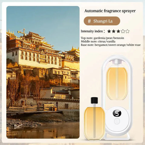 Digital Aromatherapy Diffuser with Mood Light 1000mAh Auto Spray 5 Modes Timer Humidifier for Sleep Essential Oil Diffuser 50ml Dig Deep Fitness