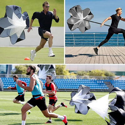 Speed Training Resistance Parachute For Running Training Drag Parachute Soccer Speed Parachute Equipment Physical Accessori Y0K0 Dig Deep Fitness