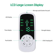 EMS Electric Muscle Therapy Stimulator 6 Modes Tens Unit Machine Meridian Physiotherapy Pulse Abdominal Prostate Body Massager Dig Deep Fitness