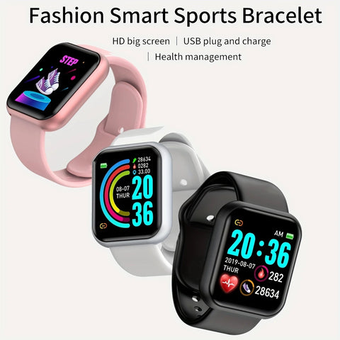 Smart Watch Women Men Music Control Bluetooth Calories Fitness Monitor Smartwatch Running Tracker Sport Bracelet For Android IOS Dig Deep Fitness