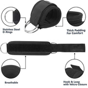 Ankle Straps Resistance Bands Set Fitness Workout Exercise Equipment Ankle Weight Yoga Elastic Fitness Band For Gym Man Woman Dig Deep Fitness
