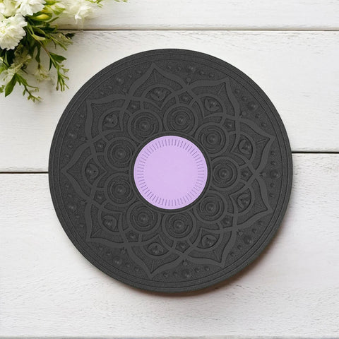 Wobble Balance Board Yoga Swing Balance Board Non-slip Balance Exerciser Stability Board for Full Body Exercise Dig Deep Fitness
