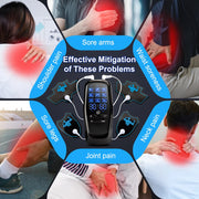 Electric 9 Modes Digital Therapy Muscle Stimulator Physiotherapy Microcurrent Tens electrostimulator EMS Pulse Body Massager Dig Deep Fitness