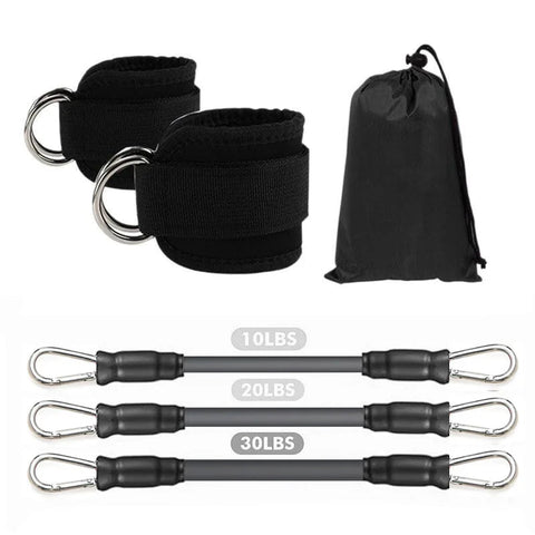 Ankle Straps Resistance Bands Set Fitness Workout Exercise Equipment Ankle Weight Yoga Elastic Fitness Band For Gym Man Woman Dig Deep Fitness
