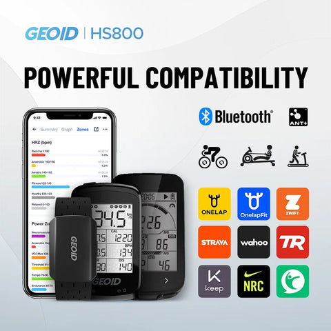 GEOID Armband Heart Rate Monitor HS800 HRM Fitness Tracker HR Sensor HS500 Chest Strap Exercise Cycling Sport Yoga Accessories Dig Deep Fitness