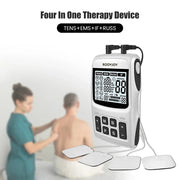 Electrostimulation Russian Wave Electric  Ems Muscle Stimulator Tens Unit Machine Professional Ems Acupenture Body Massager Dig Deep Fitness