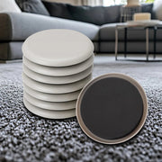 8Pcs Furniture Sliders Furniture Gliders Movers Self-Adhesive Heavy Duty Furniture Movers for Carpet & Hardwood Floors Dig Deep Fitness